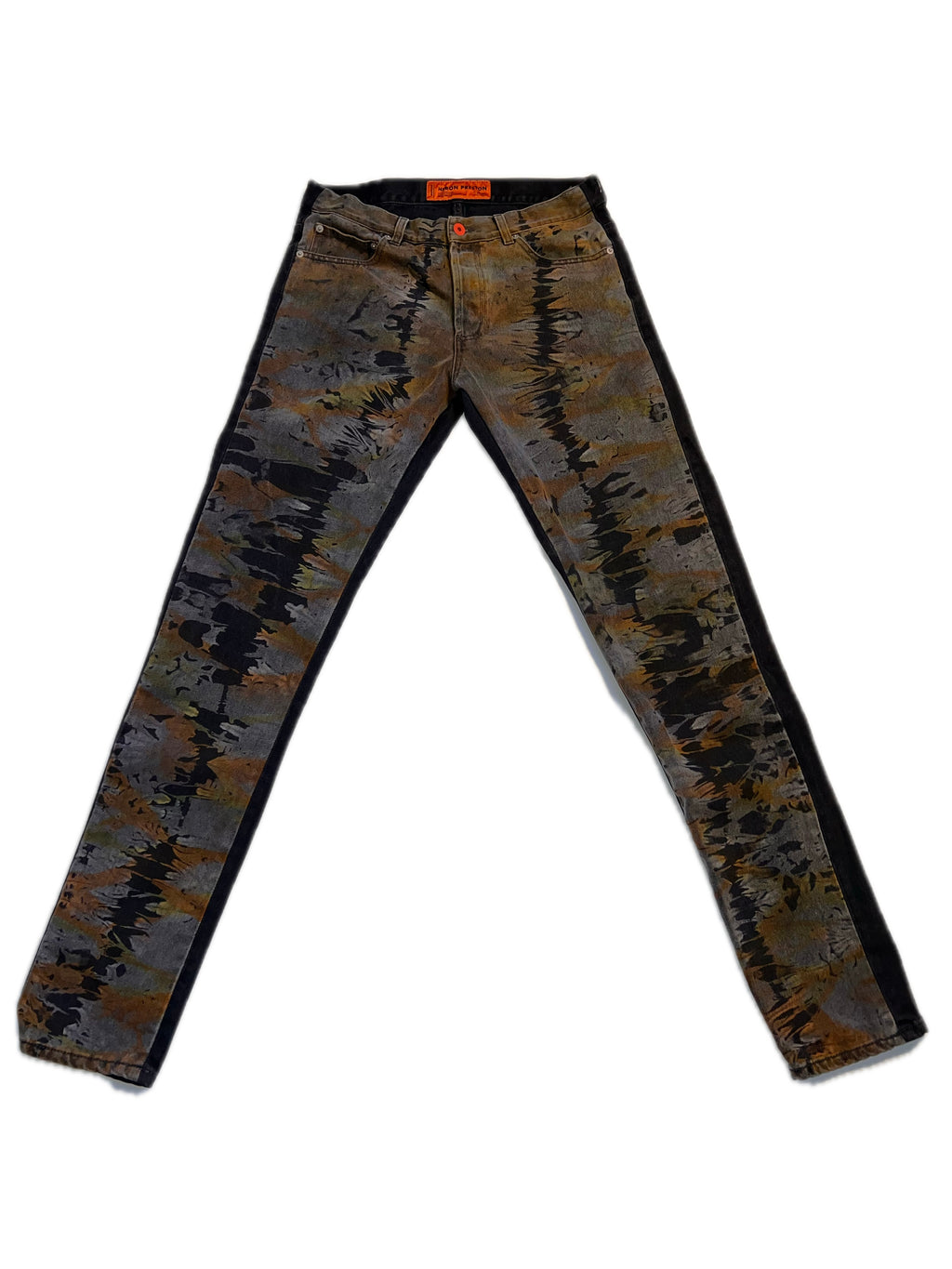 Heron Preston Tye Dye Black Denim